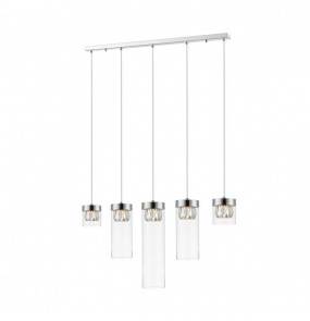 Lampa wisząca Gem P0389-05E-B5AC oprawa w kolorze srebrnym ZUMA LINE