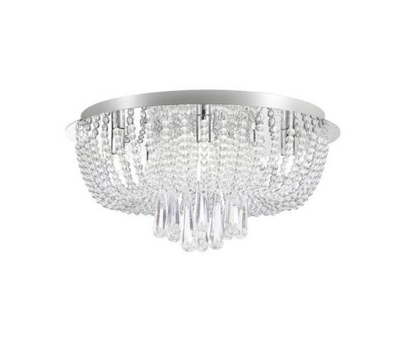 Plafon Sensi 19157L Zuma Line chromowana oprawa w stylu glamour