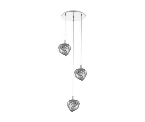 Lampa wisząca Rock P0488-03D-B5FZ Zuma Line chromowa oprawa w stylu nowoczesnym