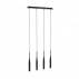 Lampa wisząca Conte MD1998B-4BL Zuma Line czarna oprawa w stylu design