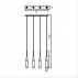 pol pl LAMPA WEWNETRZNA WISZACA ZUMA LINE CONTE PENDANT MD1998B 4BL 1516 2