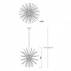Lampa wisząca Urchin P0491-09F-F4AN oprawa w kolorze srebrnym ZUMA LINE