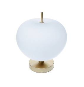 Lampa stołowa Peonia LED BL0138 Berella Light klasyczna oprawa w kolorze złotym