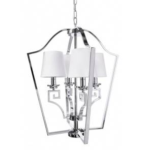 Lampa wisząca Alora BL0143 Berella Light klasyczna oprawa z białym abażurem