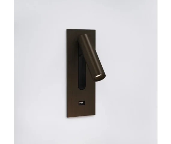 Kinkiet Fuse LED USB 1215085 nowoczesna oprawa w kolorze brązowym Astro Lighting