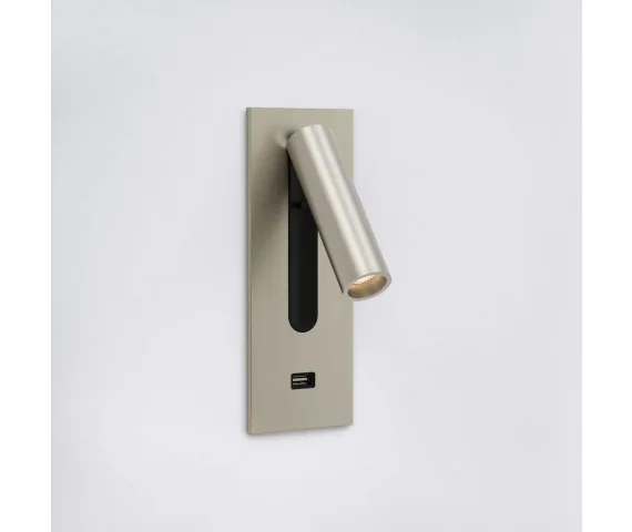 Kinkiet Fuse LED USB 1215084 nowoczesna oprawa w kolorze niklu Astro Lighting