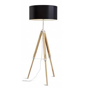 Lampa podłogowa Darwin DARWIN/F/W/6030 It's About Romi nowoczesna oprawa w kolorze czarnym
