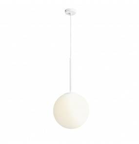 Lampa wisząca biała BOSSO 1087G 30cm Aldex nowoczesna lampa designerska biała