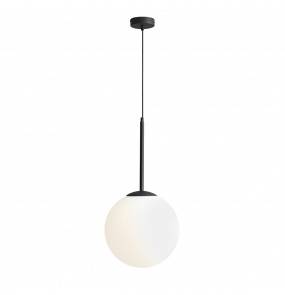 Lampa wisząca czarna BOSSO 1087G1 30cm Aldex nowoczesna lampa designerska czarna