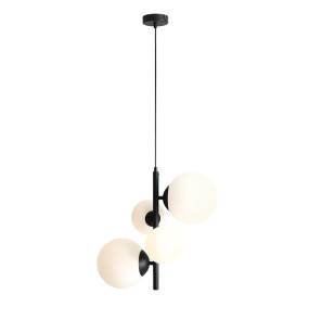 Lampa wisząca BLOOM 4 BLACK 1091L1 oprawa w kolorze czarnym ALDEX
