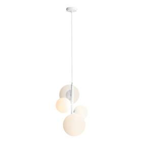 Lampa wisząca BLOOM 4 WHITE 1091L oprawa w kolorze białym ALDEX