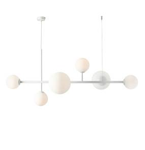 Lampa wisząca DIONE 6 WHITE 1092K oprawa w kolorze białym ALDEX