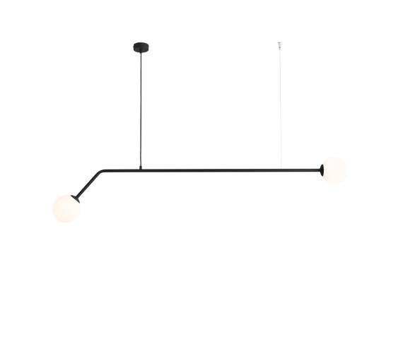 Lampa wisząca PURE 2 BLACK 1064H1 oprawa w kolorze czarnym ALDEX