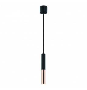 Lampa wisząca Slimi Nero S / Rose Gold OR80827 Orlicki Design nowoczesna oprawa w kolorze czarnym