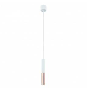 Lampa wisząca Slimi Bianco S / Rose Gold OR80858 Orlicki Design nowoczesna oprawa w kolorze białym
