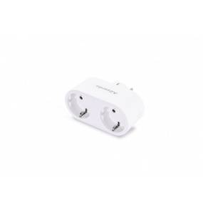 Wtyczka WiFi 16A podwójna AZ3476 AZzardo Smart