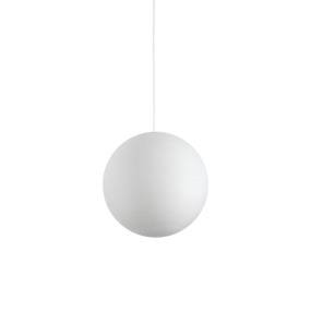 Lampa wisząca Carta 226033 Ideal Lux nowoczesna oprawa w kształcie kuli w kolorze białym