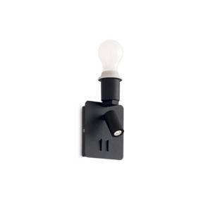 Kinkiet Gea 239545 Ideal Lux lampa ścienna w kolorze czarnym