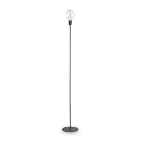 Lampa podłogowa Microphone 232331 Ideal Lux nowoczesna oprawa w kolorze czarnym