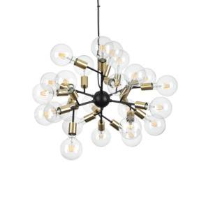 Żyrandol Spark 238241 Ideal Lux nowoczesna lampa wisząca w kolorze czarnym