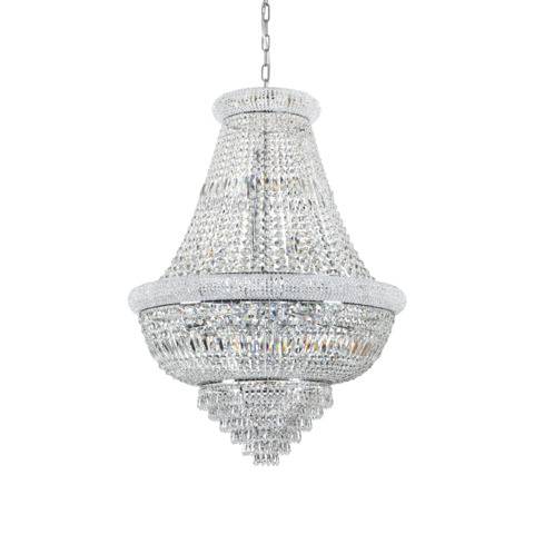 Żyrandol Dubai 243597 Ideal Lux elegancka oprawa z kryształami w kolorze chromu