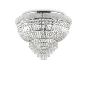 Plafon Dubai 243566 Ideal Lux kryształowa lampa sufitowa w kolorze chromu