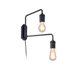 Kinkiet Triumph 242385 Ideal Lux nowoczesna lampa ścienna w kolorze czarnym