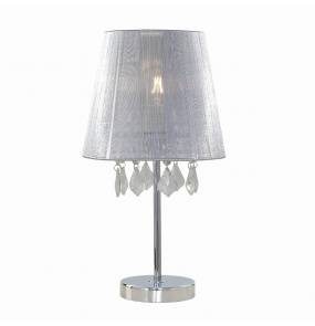 Lampa biurkowa Mona LP-5005/1T Light Prestige elegancka oprawa w kolorze srebrnym