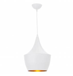 Lampa wisząca Caselle LP-42013/1P Light Prestige biało-złota oprawa w minimalistycznym stylu