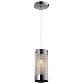 Lampa wisząca Monte 1 LP-1305/1P Light Prestige srebrna oprawa w stylu nowoczesnym