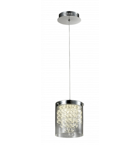 Lampa wisząca Cantos 1 LP-1114/1P Light Prestige transparentna oprawa w nowoczesnym stylu