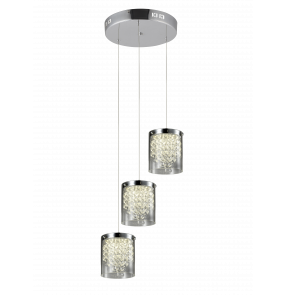 Lampa wisząca CANTOS 3 LP-1114/3C oprawa transparentna LIGHT PRESTIGE
