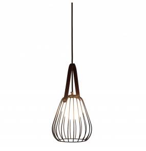 Lampa wisząca Bacoli LP-1212/1PS BK Light Prestige minimalistyczna oprawa w kolorze czarnym