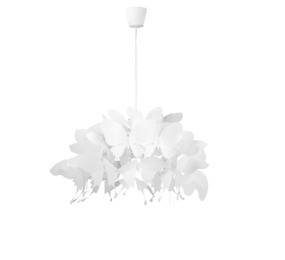 Lampa wisząca Farfalla LP-3439/1P Light Prestige biała oprawa w stylu design