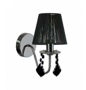 Kinkiet Mona LP-5005/1W Light Prestige elegancka lampa ścienna w kolorze czarnym