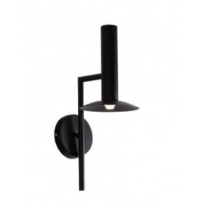 Kinkiet HAT LP-1661/1W BK Light Prestige minimalistyczna lampa ścienna w kolorze czarnym