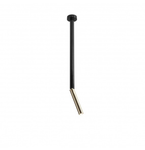 Plafon Stick 1067PL/G1/M Aldex minimalistyczna oprawa w kolorze czarnym