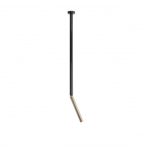 Plafon Stick 1067PL/G1/L Aldex minimalistyczna oprawa w kolorze czarnym