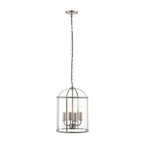 Lampa wisząca Lambeth 70324 Endon dekoracyjna oprawa w kolorze satynowego niklu