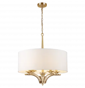 Lampa wisząca ATLANTA P05797AU COSMOLight klasyczna oprawa w kolorze białym