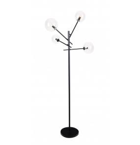 Lampa podłogowa LOLLIPOP F0051 MAXlight nowoczesna oprawa w kolorze czarnym 