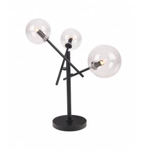 Lampa stołowa LOLLIPOP T0043  MAXlight nowoczesna oprawa w kolorze czarnym 