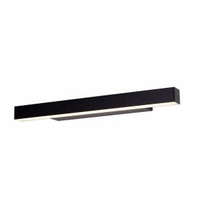 Kinkiet LINEAR W0264 Dim IP44 MAXlight prosta oprawa w kolorze czarnym 