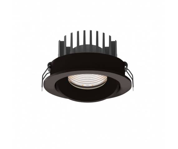 Oczko stropowe CYKLOP H0095 IP65 MAXlight okrągła oprawa wpuszczana w kolorze czarnym 