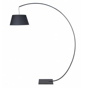 Lampa podłogowa CELIA F0046 MAXlight abażurowa oprawa w kolorze czarnym 