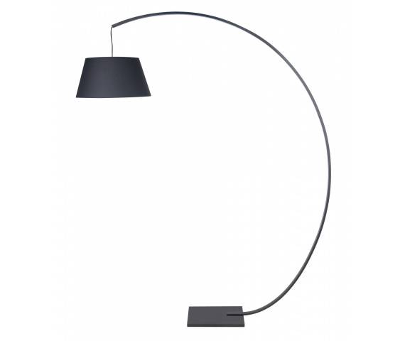 Lampa podłogowa CELIA F0046 MAXlight abażurowa oprawa w kolorze czarnym 