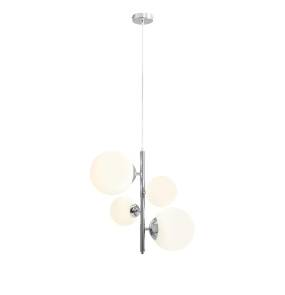 Lampa wisząca BLOOM 4 CHROME 1091L4 oprawa w kolorze chromu ALDEX