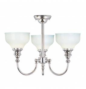 Lampa wisząca Cheadle BATH/CD3 Elstead Lighting klasyczna oprawa łazienkowa w kolorze chromu