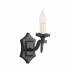 Kinkiet Rectory RY1B Elstead Lighting klasyczna oprawa w kolorze czarnym