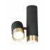 Reflektor PUMA C0195 MAXlight czarno-złota oprawa w stylu nowoczesnym